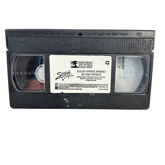 Society VHS - Brian Yuzna / Screaming Mad George - Vintage Horror - Tested/Works - Picture 8 of 11